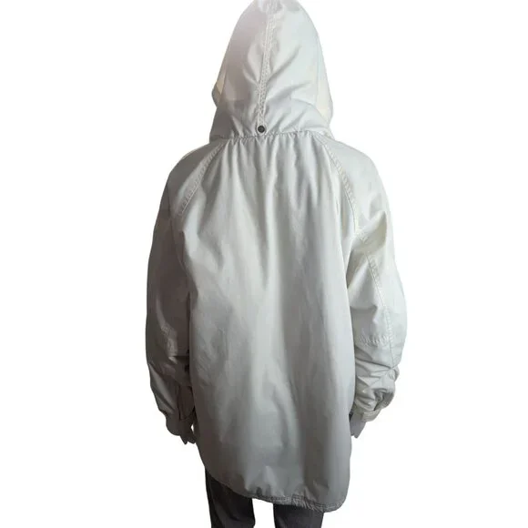 Pacific Trail Women's SzL Hooded Jacket Cargo Pockets Fleece Lined Full-Zip Tan - Picture 6 of 11